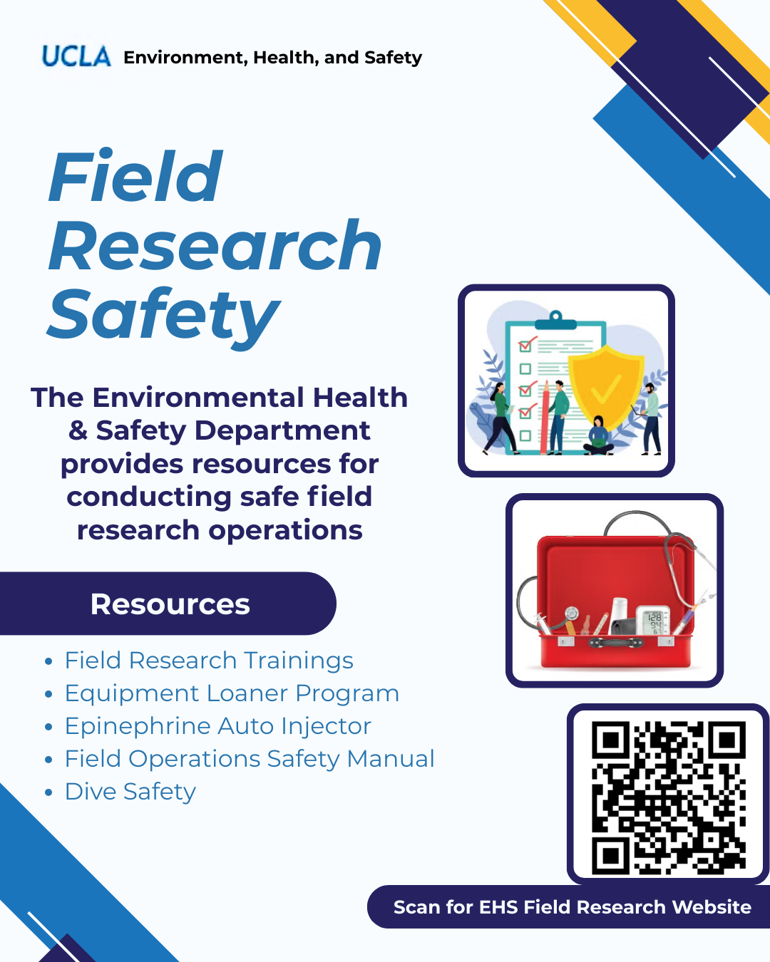 Field Research Safety Promotional Flyer