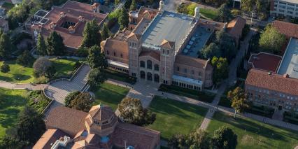 aerial view of ucla