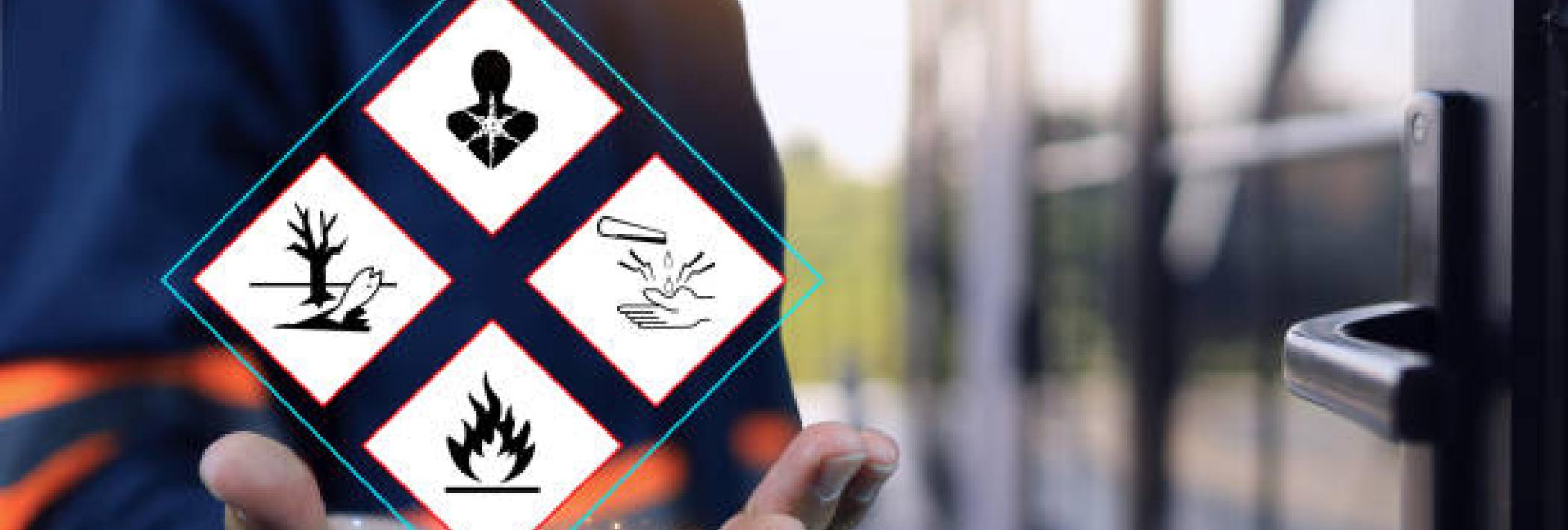 GHS Hazard communication symbols, decorative