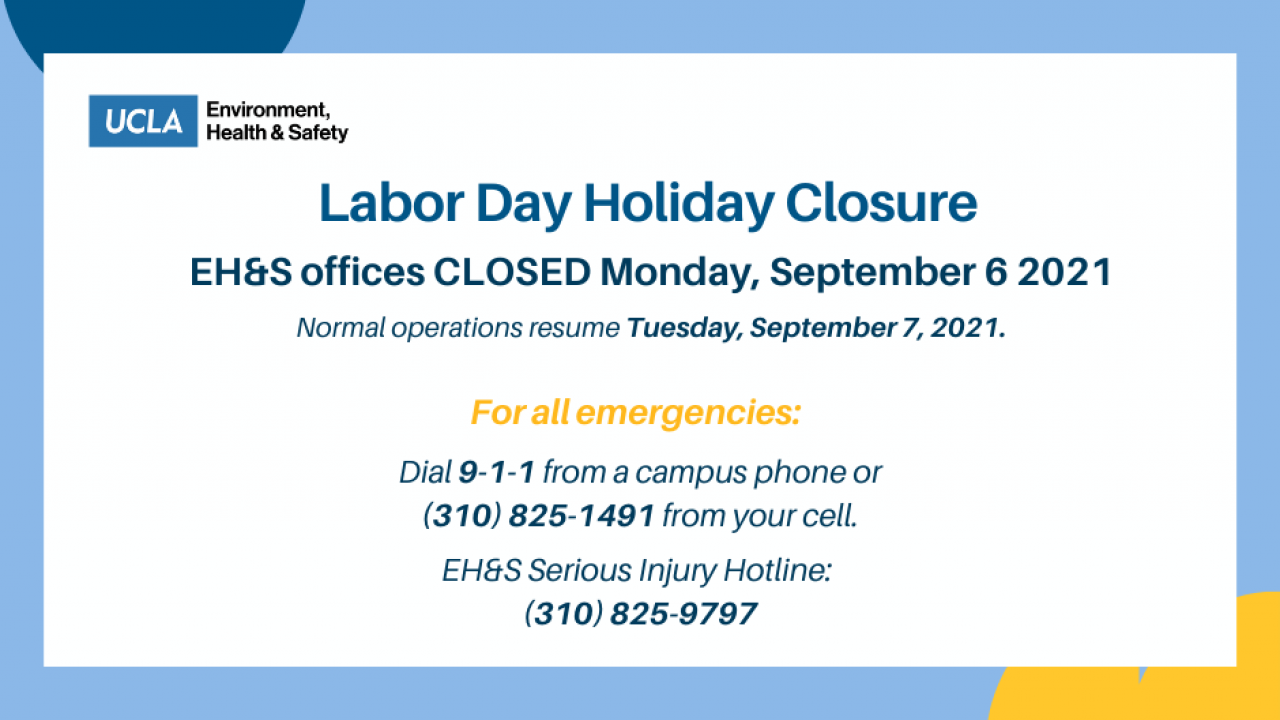 Labor Day Closure